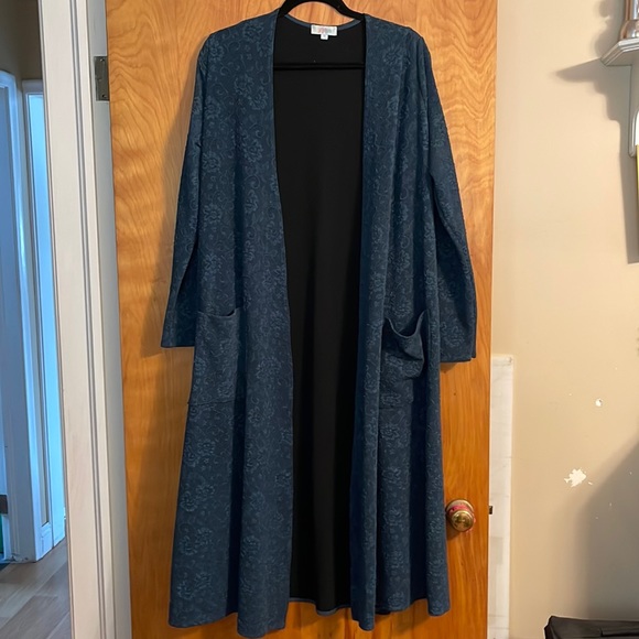 To die for dark turquoise green Sarah Duster. Unicorn 🦄 Hard to find! - Picture 1 of 6
